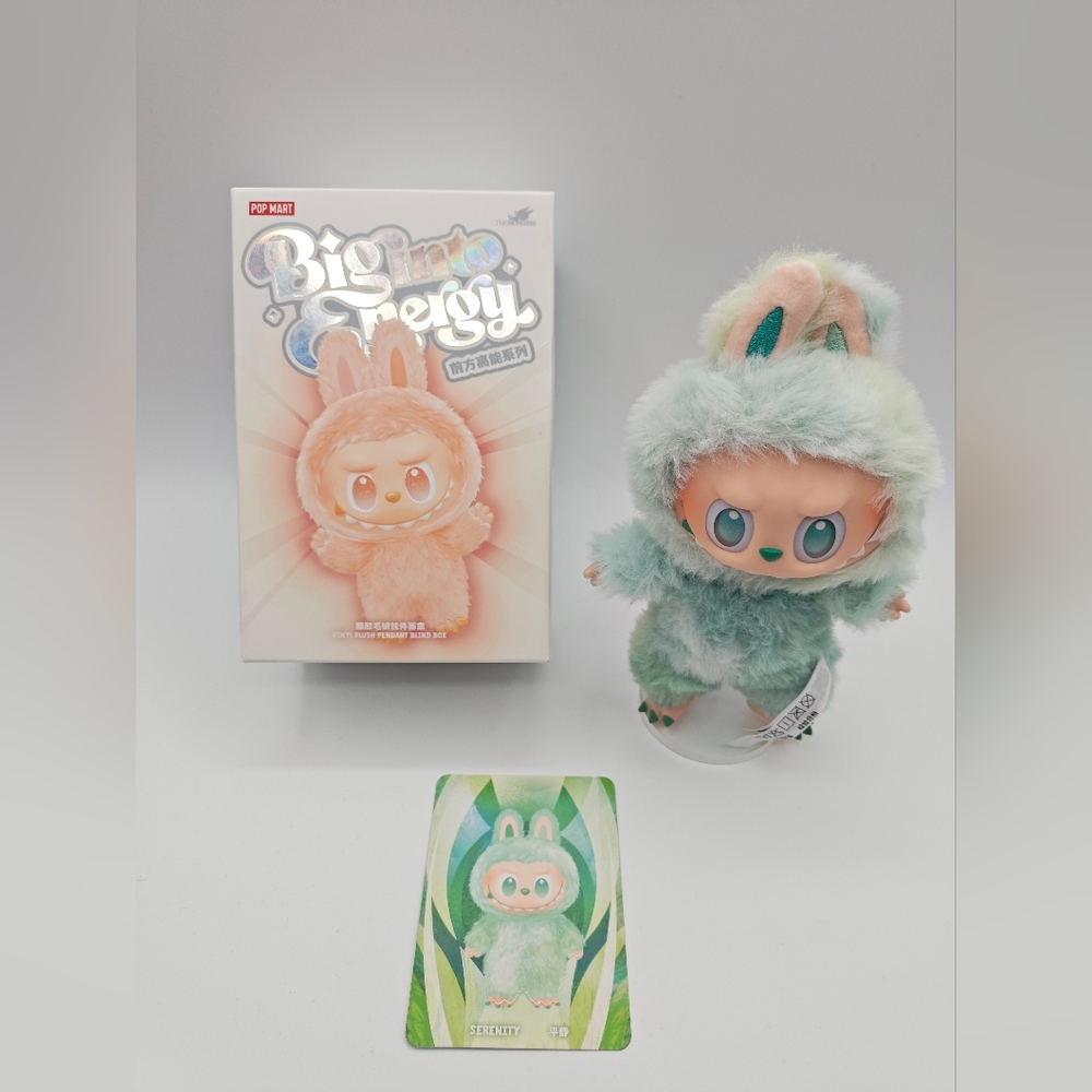 Authentic Pop Mart Big Into Energy The Monsters Series Confirmed Serenity w/ Fit